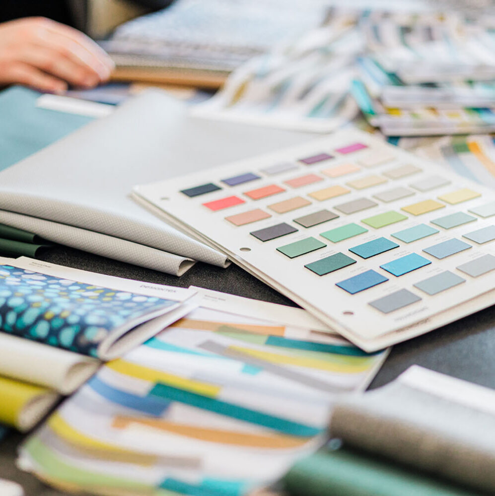 work table color samples
